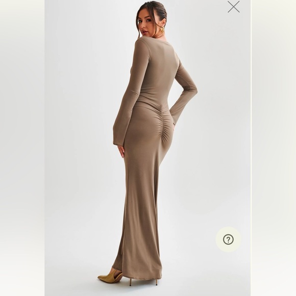 NWT Meshki Millicent Coco Maxi Dress - Picture 2 of 13